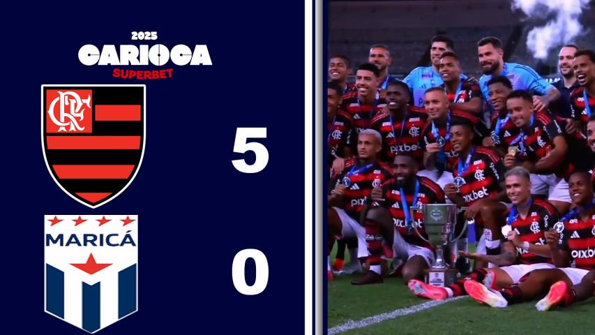 Flamengo 5x0 Maricá - Flamengo Conquista o Bi da Taça Guanabara