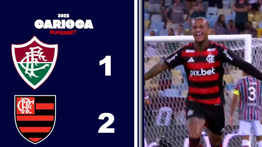 Carioca Superbet 2025 - Final - Jogo de Ida - Fluminense 1x2 Flamengo
