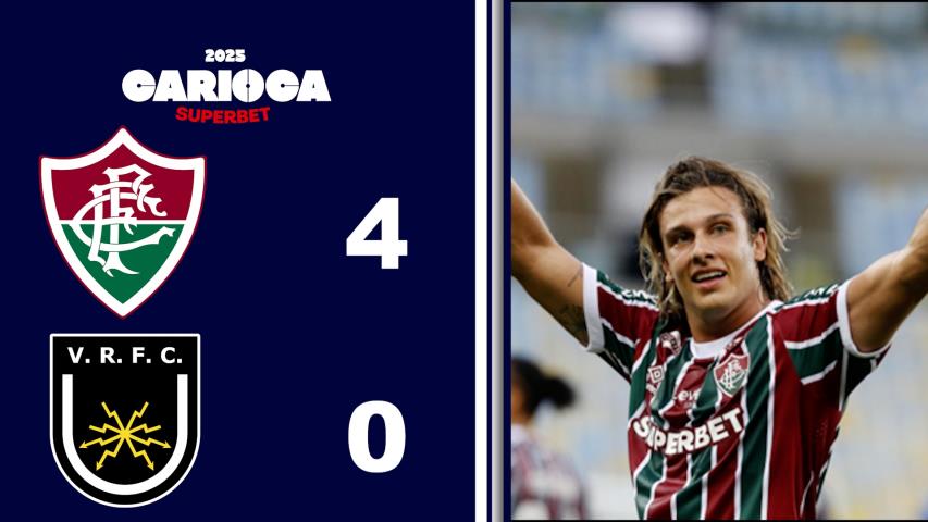 Carioca Superbet 2025 - Semifinal - Jogo de Ida - Fluminense 4x0 Volta Redonda