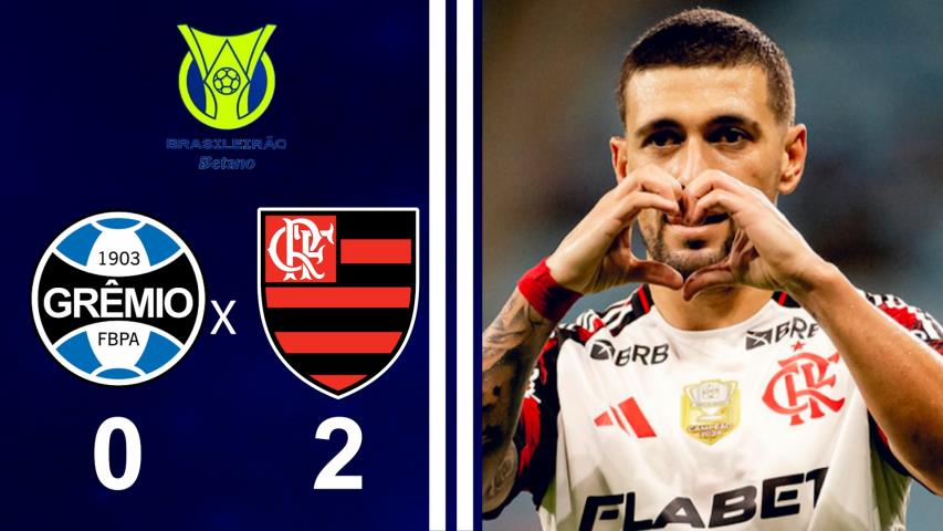 Brasileiro Série a 2025 - 3ª Rodada - Grêmio 0x2 Flamengo