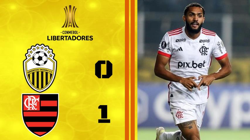 Copa Libertadores 2025 - Fase de Grupo - 1ª Rodada - Tachira 0x1 Flamengo