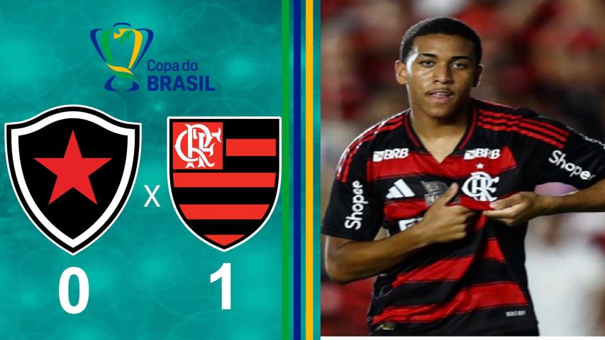 Copa do Brasil 2025 -3ª Fase - Jogo Ida - Botafogo - Pb 0x1 Flamengo