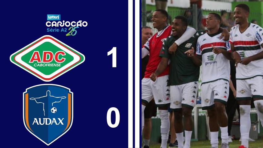 Cariocão Loterj Série A2 (2025) - Taça Santos Dumont - 2ª Rodada - Cabofriense 1x0 Audax