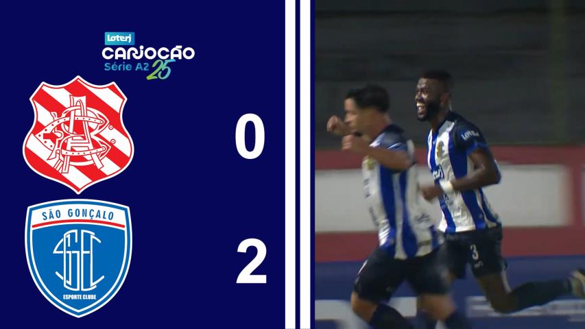 Cariocão Loterj Série A2 (2025) - Taça Santos Dumont - 2ª Rodada - Bangu 0x2 São Gonçalo