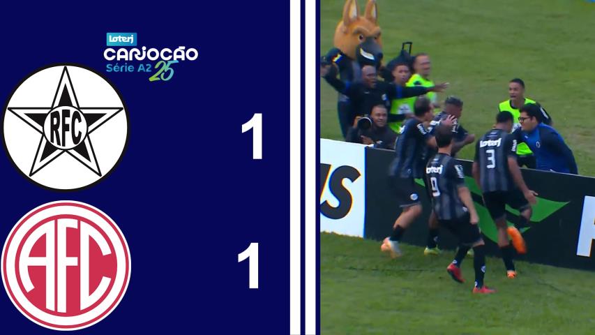 Cariocão Loterj Série A2 (2025) - Taça Santos Dumont - 3ª Rodada - Resende 1x1 America