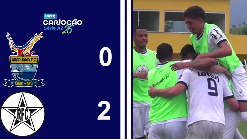 Cariocão Loterj Série A2 (2025) - Taça Santos Dumont - 4ª Rodada - Araruama 0x2 Resende