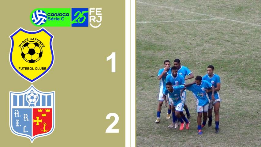 Carioca Série C Profissional (2025) - Taça Waldir Amaral - 3ª Rodada - Duque Caxiense 1x2 Angra
