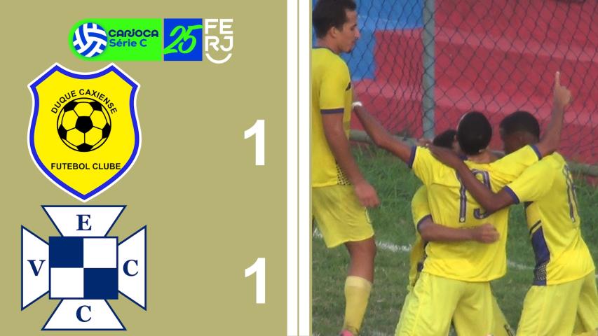 Carioca Série C Profissional (2025) - Taça Waldir Amaral - 5ª Rodada - Duque Caxiense 1x1 Vera Cruz