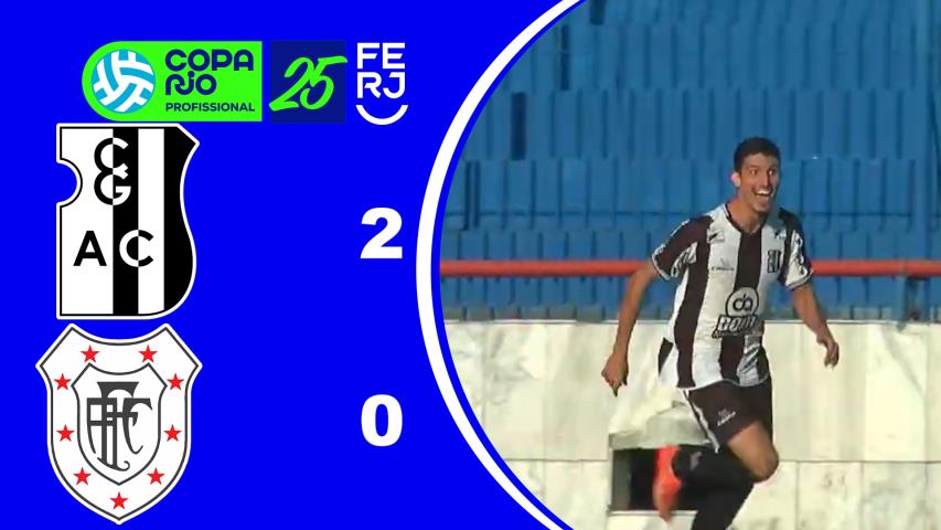 Copa Rio de Profissionais 2025 - 1ª Fase - Jogo de Ida - Campo Grande 2x0 Americano