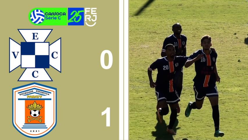 Carioca Série C Profissional (2025) - Taça Waldir Amaral - 6ª Rodada - Vera Cruz 0x1 Paraty