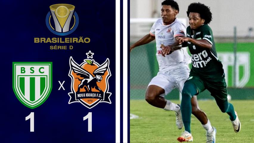 Brasileiro Série D 2025 - 10ª Rodada - Boavista 1x1 Nova Iguaçu