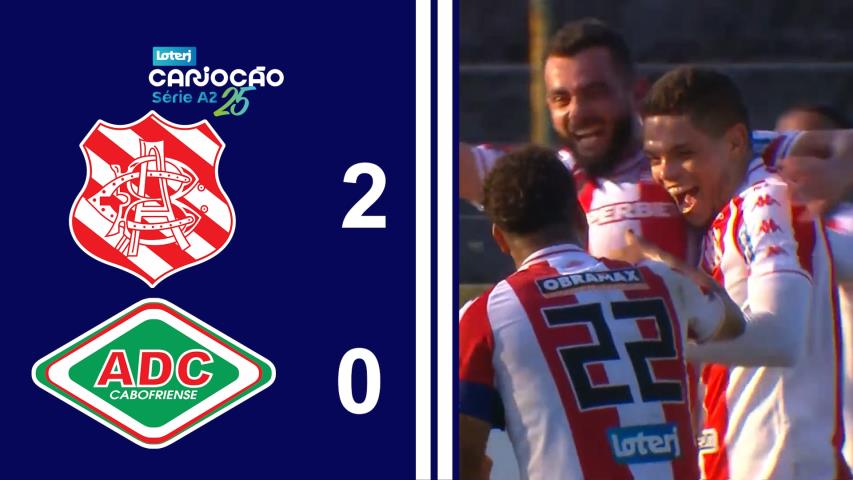 Cariocão Loterj Série A2 (2025) - Taça Santos Dumont - 9ª Rodada - Bangu 2x0 Cabofriense
