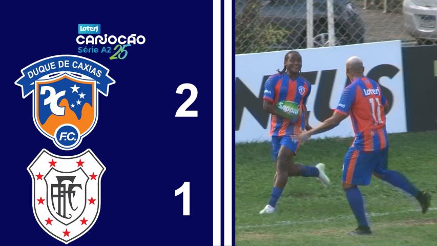 Cariocão Loterj Série A2 (2025) - Taça Santos Dumont - 9ª Rodada - Duque de Caxias 2x1 Americano