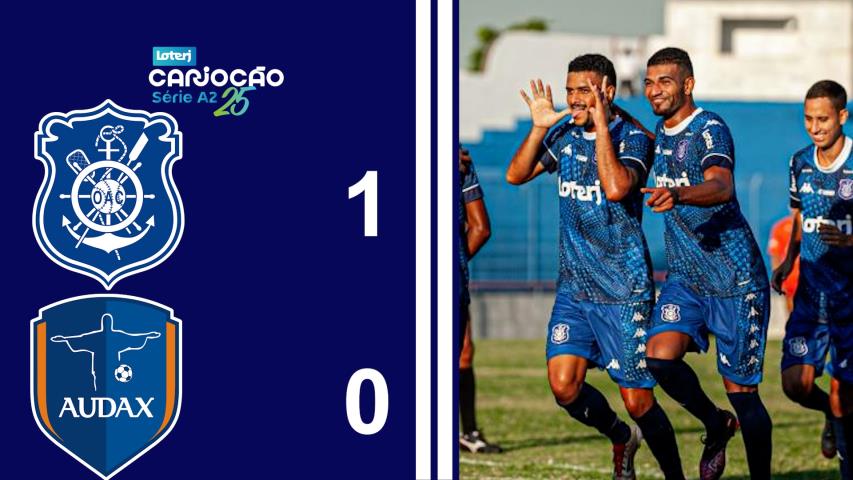 Cariocão Loterj Série A2 (2025) - Taça Santos Dumont - 5ª Rodada - Olaria 1x0 Audax