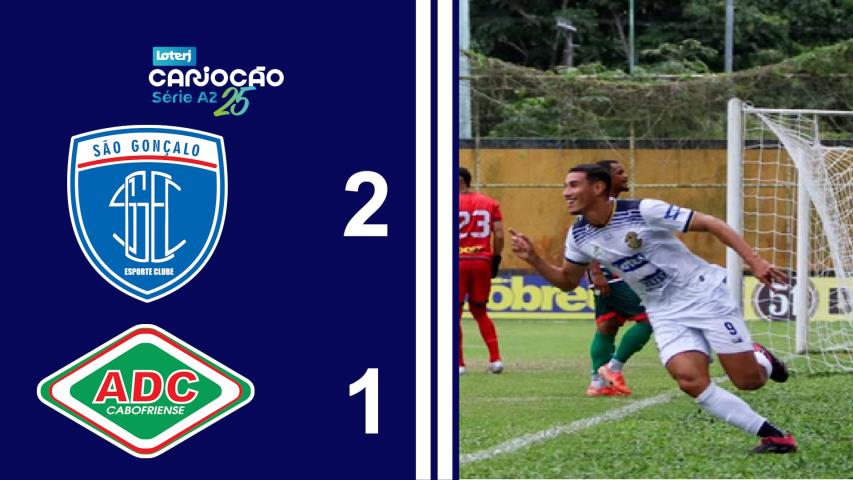 Cariocão Loterj Série A2 (2025) - Taça Santos Dumont - 6ª Rodada - São Gonçalo 2x1 Cabofriense