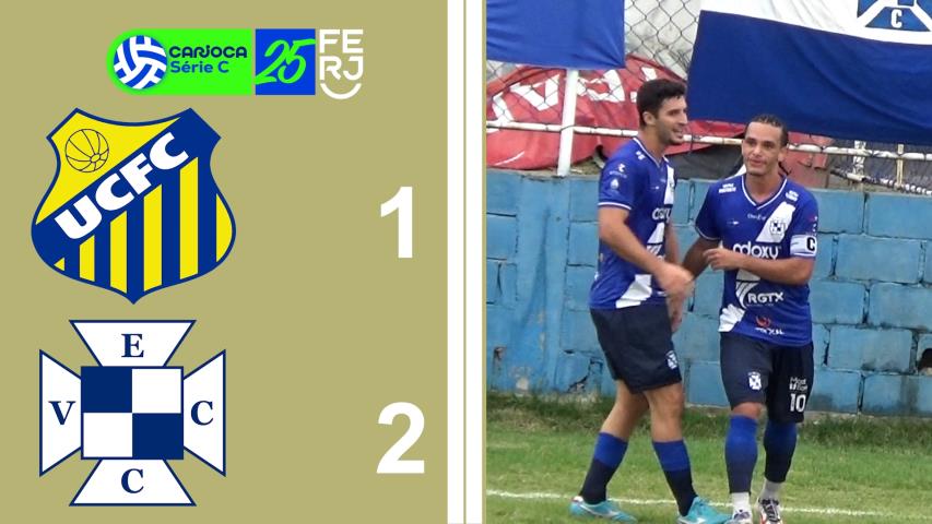 Carioca Série C Profissional (2025) - Taça Waldir Amaral - 3ª Rodada - União Central 1x2 Vera Cruz