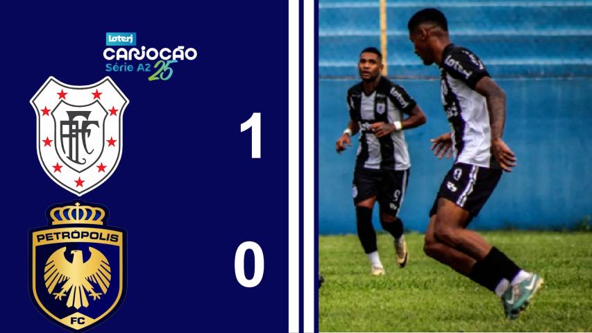 Cariocão Loterj Série A2 (2025) - Taça Santos Dumont - 6ª Rodada - Americano 1x0 Petrópolis