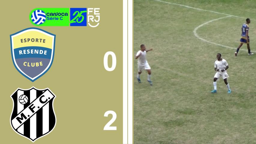 Carioca Série C Profissional (2025) - Taça Waldir Amaral - 3ª Rodada - Ec Resende 0x2mesquita 