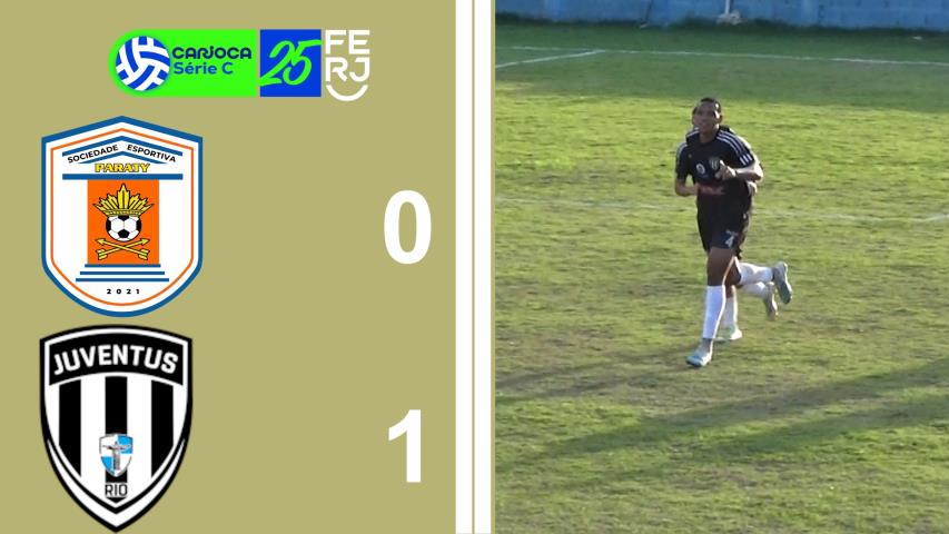Carioca Série C Profissional (2025) - Taça Waldir Amaral - 9ª Rodada - Paraty 0x1 Juventus 