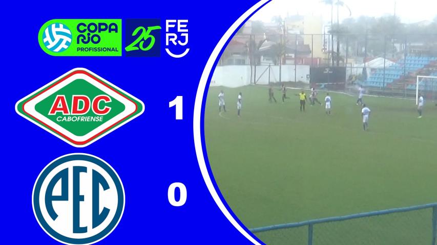 Copa Rio de Profissionais 2025 - 1ª Fase - Jogo de Volta - Cabofriense 1x0 Paduano