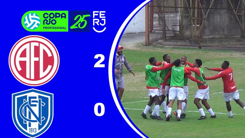 Copa Rio de Profissionais 2025 - 1ª Fase - Jogo de Volta - America 2x0 Niteroiense