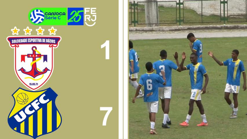Carioca Série C Profissional (2025) -taça Waldir Amaral - 11ª ROD. - Búzios 1x7 União Central