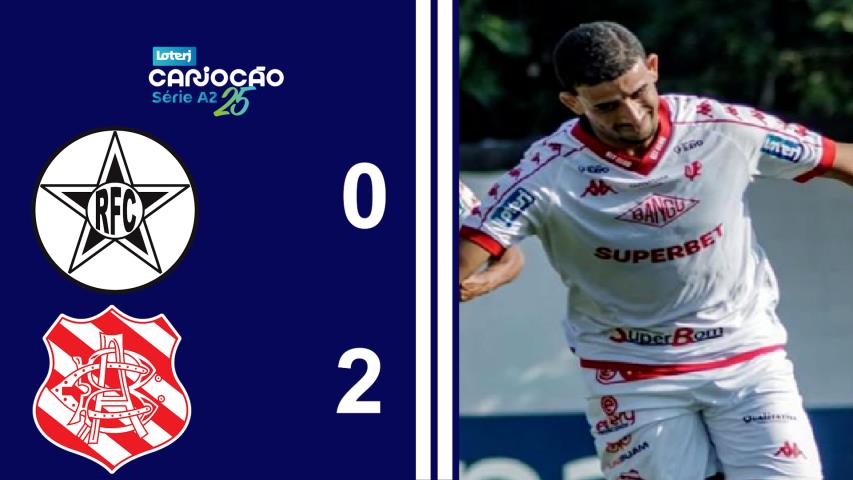Cariocão Loterj Série A2 (2025) - Taça Santos Dumont - 10ª Rodada - Resende 0x2 Bangu
