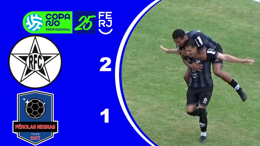 Copa Rio de Profissionais 2025 - 1ª Fase - Jogo de Volta - Resende 2x1 Pérolas Negras