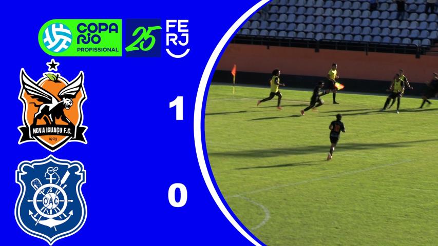 Copa Rio de Profissionais 2025 - 2ª Fase - Jogo de Volta - Nova Iguaçu 1x0 Olaria