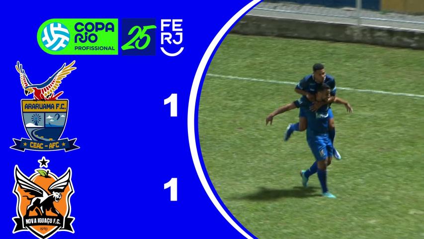 Copa Rio de Profissionais 2025 - 3ª Fase - Jogo de Ida - Araruama 1x1 Nova Iguaçu