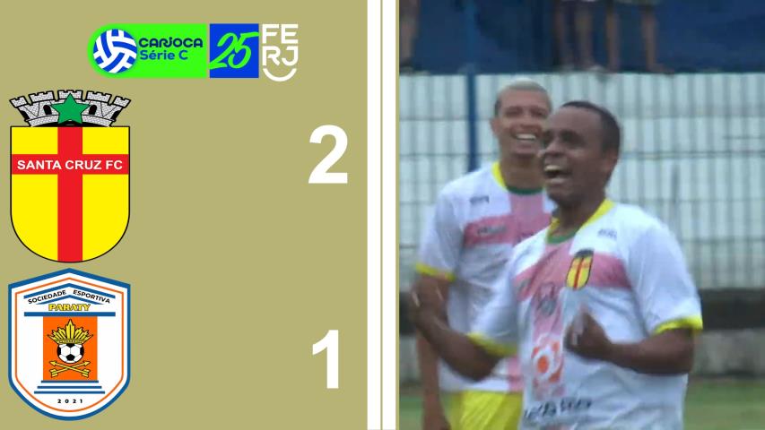 Carioca Série C Profissional (2025) - Final - Jogo de IDA. - Santa Cruz 2x1 Riostrense