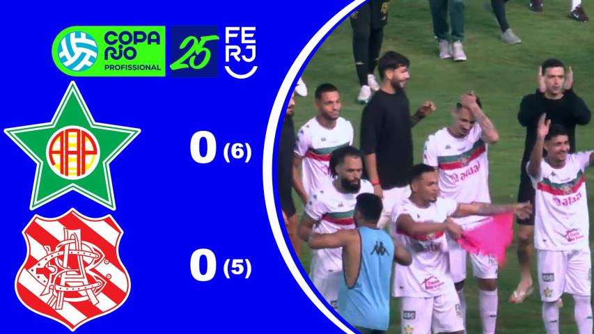 Copa Rio de Profissionais 2025 - 3ª Fase - Jogo de Volta - Portuguesa 0(6)x(5)0 Bangu