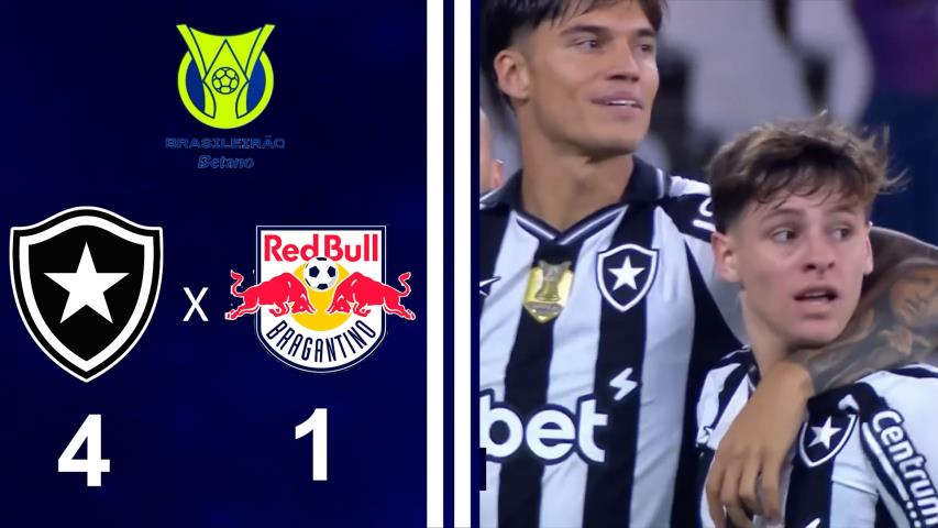 Brasileiro Série a 2025 - 22ª Rodada - Botafogo 4x1 Red Bull Bragantino