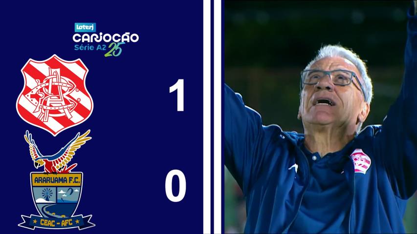 Cariocão Loterj Série A2 (2025) - Semifinal- Jogo de Volta - Bangu 1x0 Araruama 