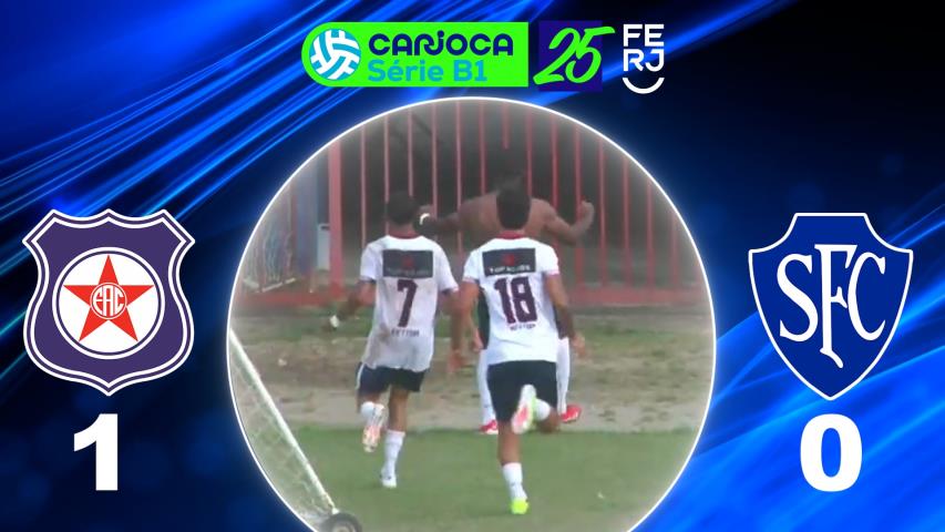 Carioca Série B1 Profissional (2025) - Taça Corcovado - 3ª Rodada - Friburguense 1x0 Serrano