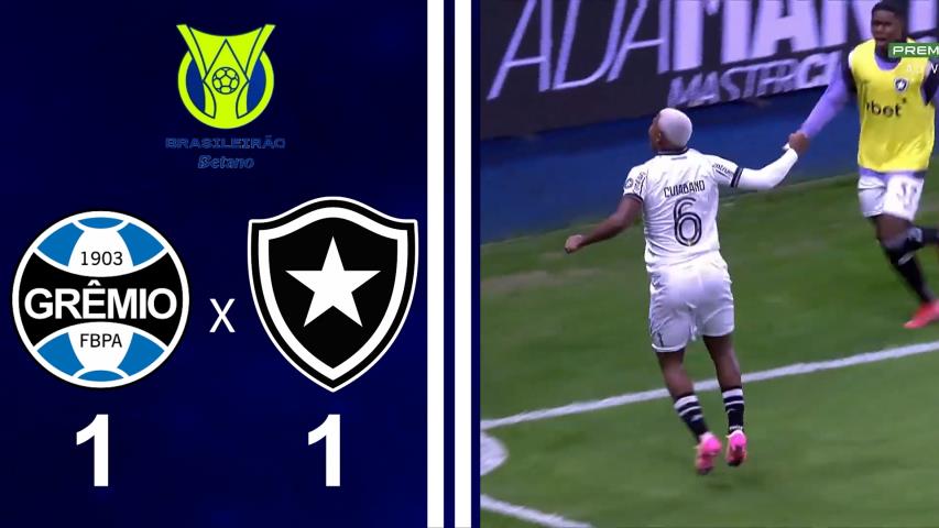 Brasileiro Série a 2025 - 16ª Rodada - Grêmio 1x1 Botafogo