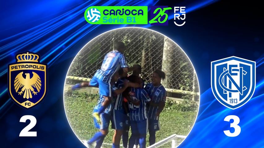 Carioca Série B1 Profissional (2025) - Taça Corcovado - 4ª Rodada - Petrópolis 2x3 Niteroiense