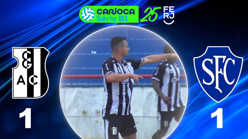 Carioca Série B1 Profissional (2025) - Taça Corcovado - 1ª Rodada - Campo Grande 1x1 Serrano
