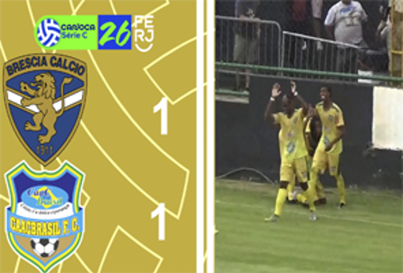 CARIOCA SÉRIE C - TAÇA WALDIR AMARAL - 1ª RODADA - BRESCIA 1X1 CAACBRASIL