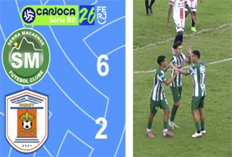 CARIOCA SÉRIE B2- TAÇA MARACANÃ - 10ª RODADA - SERRA MACAENSE 6X2 PARATY