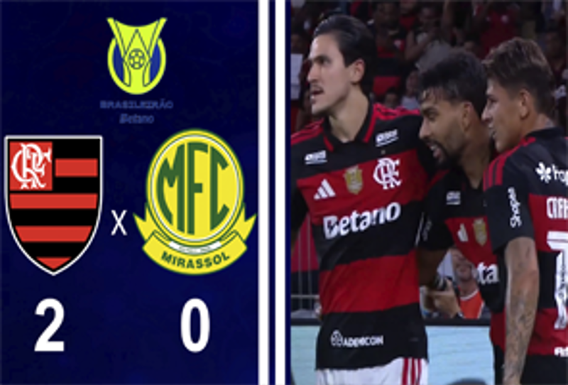 BRASILEIRO SÉRIE A 2026 - 4ª RODADA - FLAMENGO 2X0 MIRASSOL