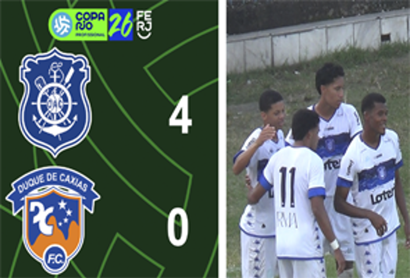 COPA RIO PROFISSIONAL - 1ª FASE - JOGO DE VOLTA - OLARIA 4X0 DUQUE DE CAXIAS