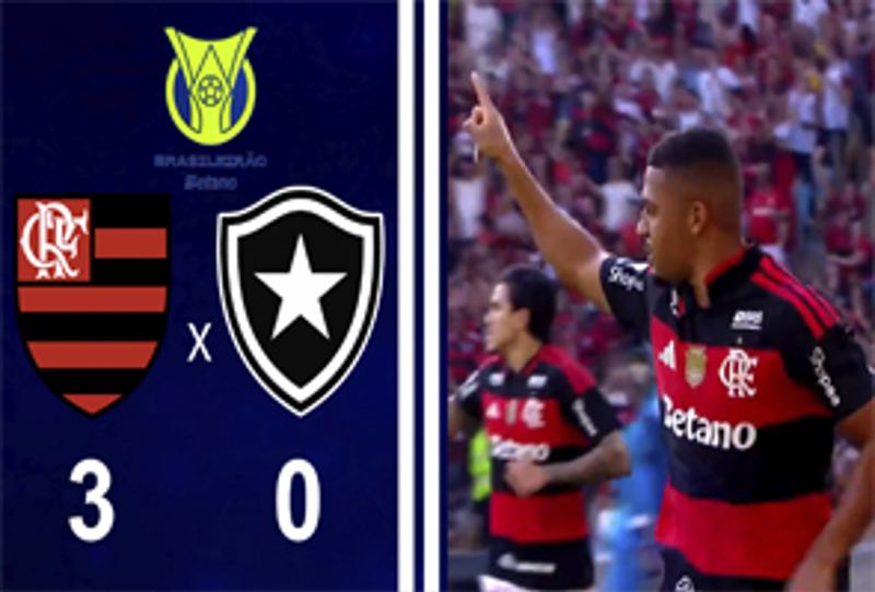 BRASILEIRO SÉRIE A 2026 - 25ª RODADA - FLAMENGO 3X0 BOTAFOGO