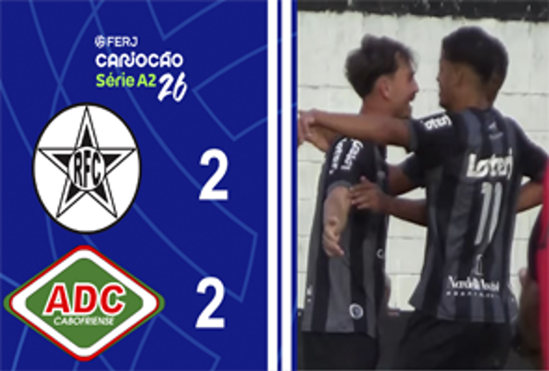 CARIOCA SÉRIE A2 - TAÇA SANTOS DUMOUNT - 3ª RODADA - RESENDE 2X2 CABOFRIENSE