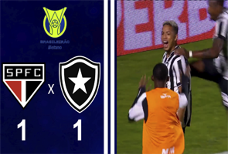 BRASILEIRO SÉRIE A 2026 - 17ª RODADA - SÃO PAULO 1X1 BOTAFOGO