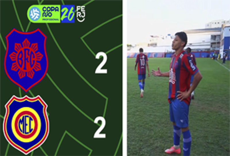 COPA RIO PROFISSIONAL - 2ª FASE - JOGO DE IDA - BONSUCESSO 2X2 MADUREIRA