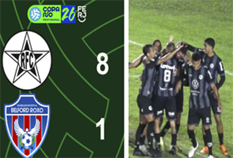 COPA RIO PROFISSIONAL - 1ª FASE - JOGO DE VOLTA - RESENDE 8X1 BELFORD ROXO