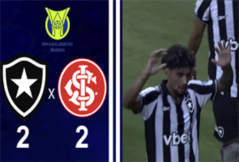 BRASILEIRO SÉRIE A 2026 - 13ª RODADA - BOTAFOGO 2X2 INTERNACIONAL