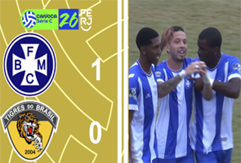CARIOCA SÉRIE C - TAÇA WALDIR AMARAL - 2ª RODADA - BARRA MANSA 1X0 TIGRES DO BRASIL