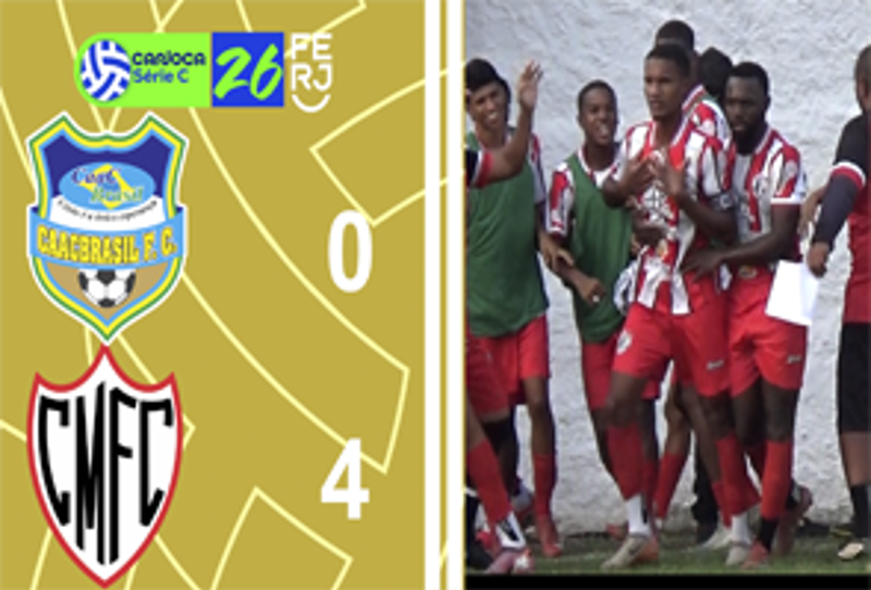 CARIOCA SÉRIE C 2026 - TAÇA WALDIR AMARAL - 4ª RODADA - CAACBRASIL 0X4 CARDOSO MOREIRA